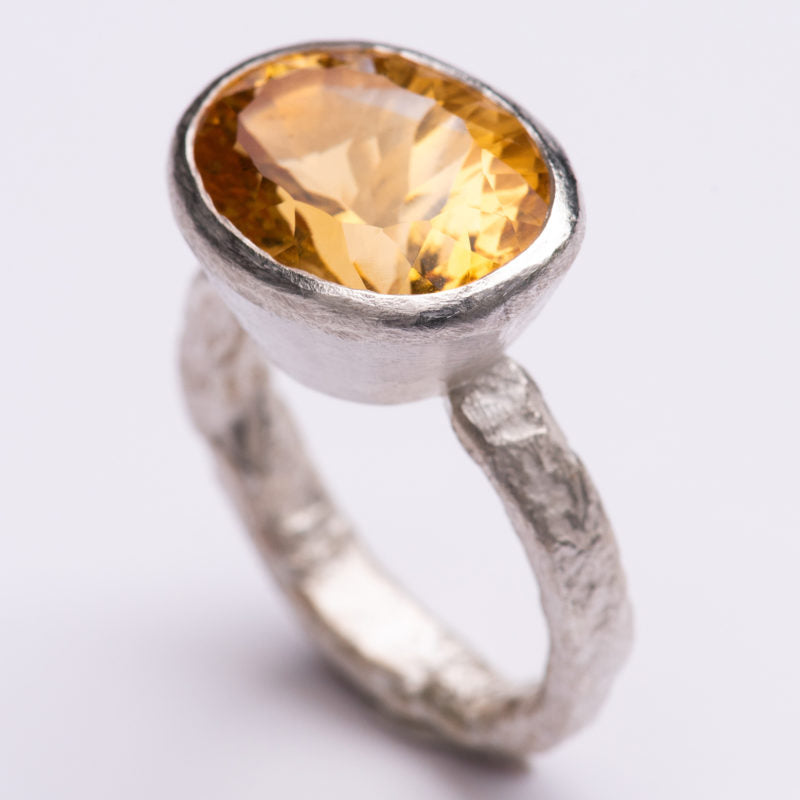 Silver Stone Rings