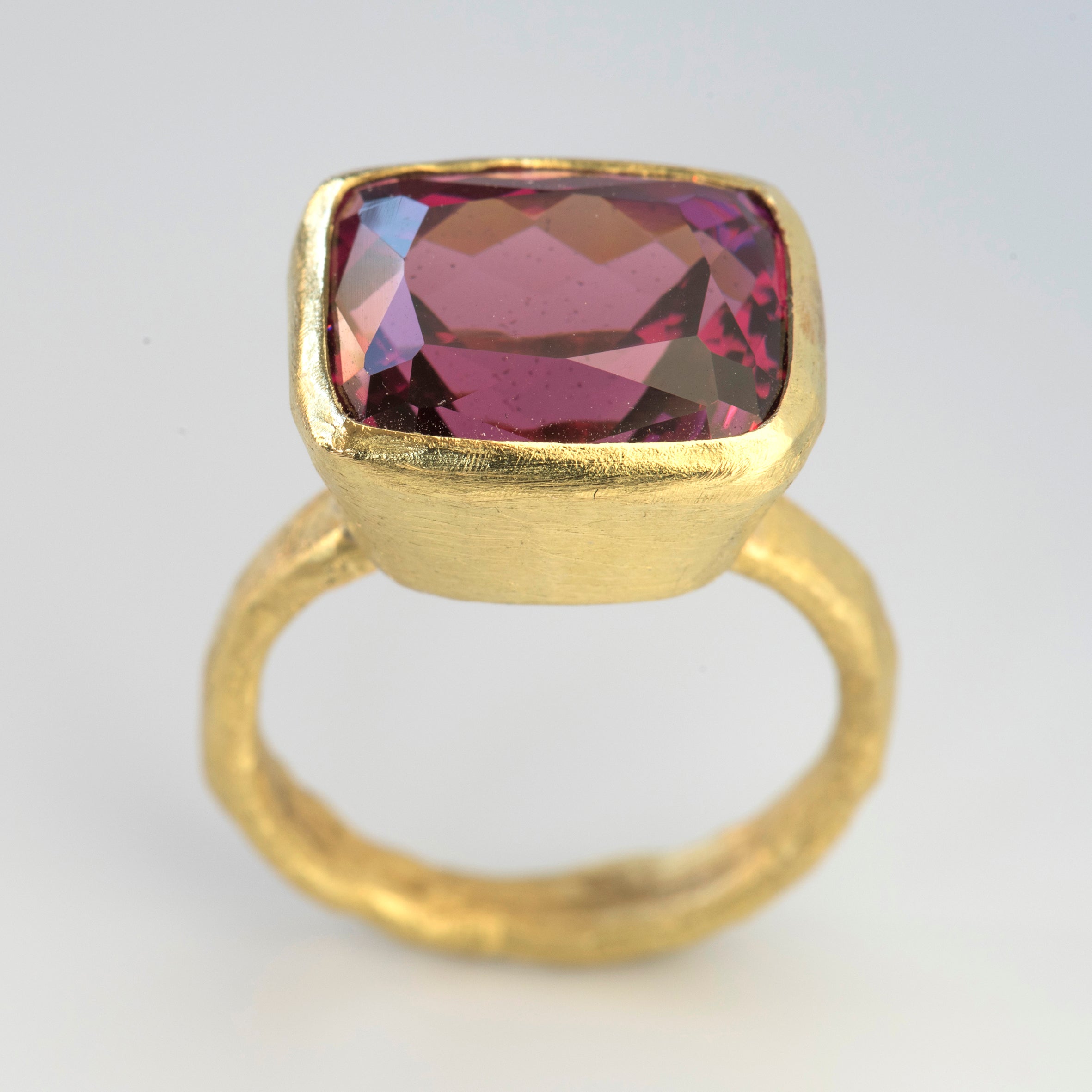 Rhodolite Garnet Gold Ring by Disa Allsopp