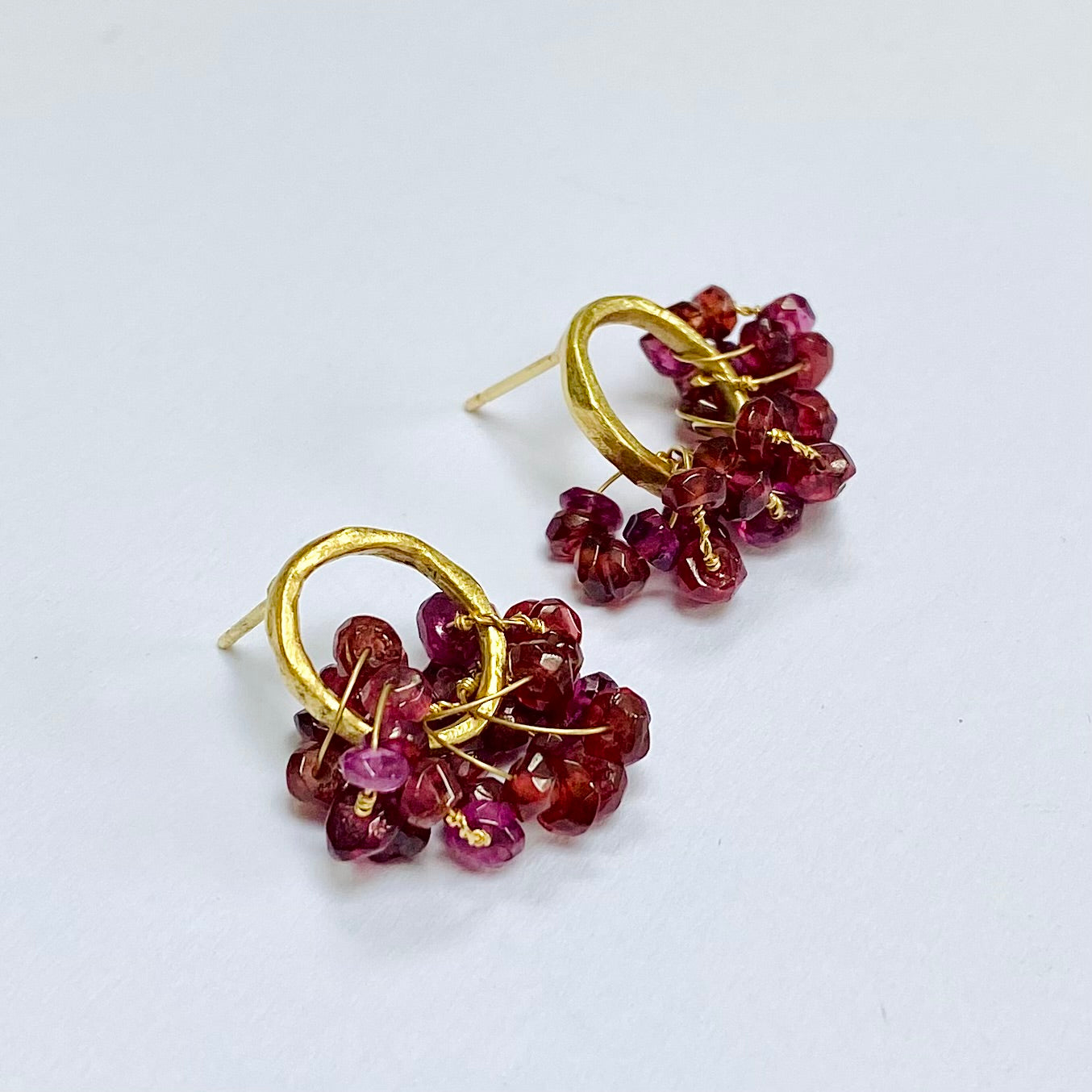 Berry Gold Earrings