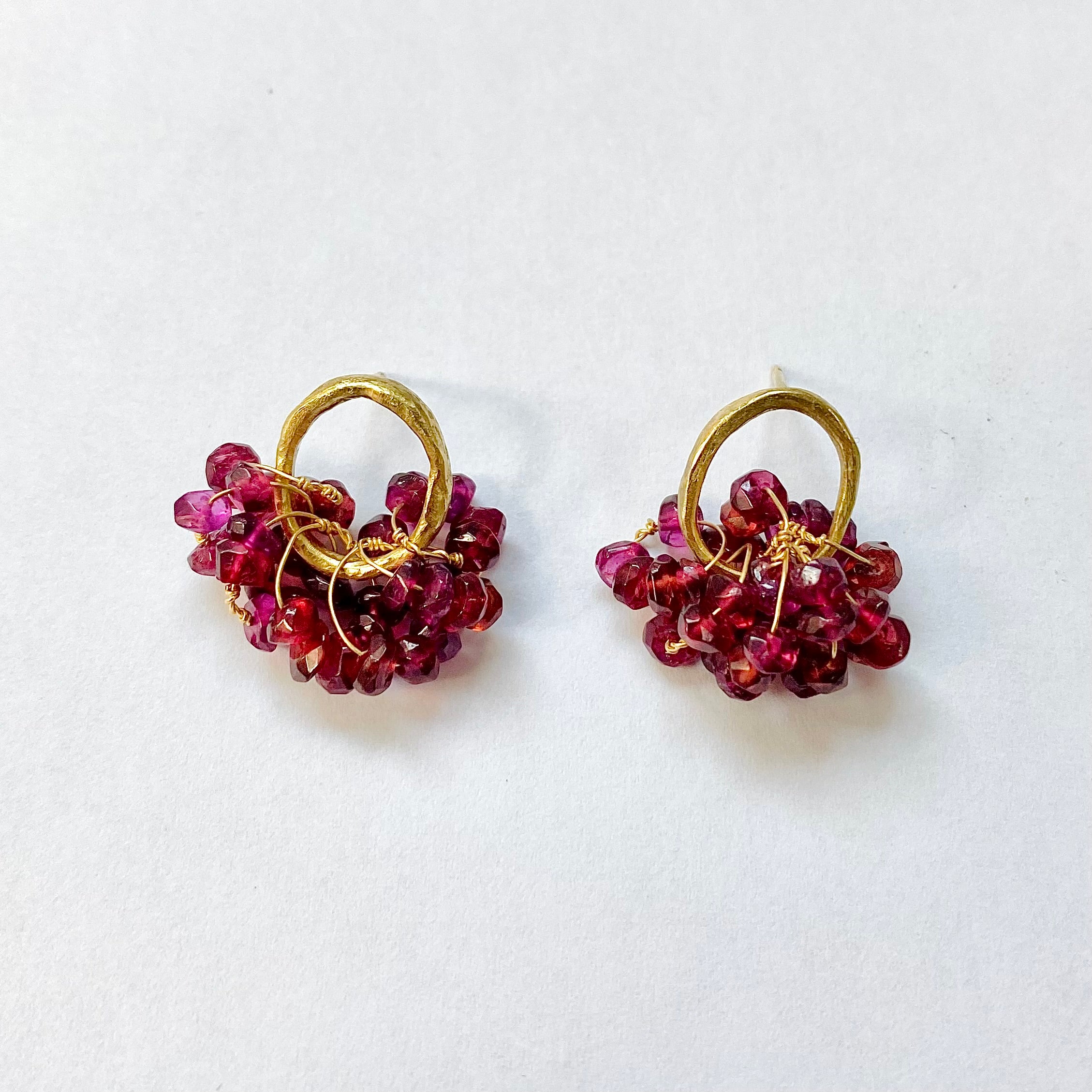 Berry Gold Earrings