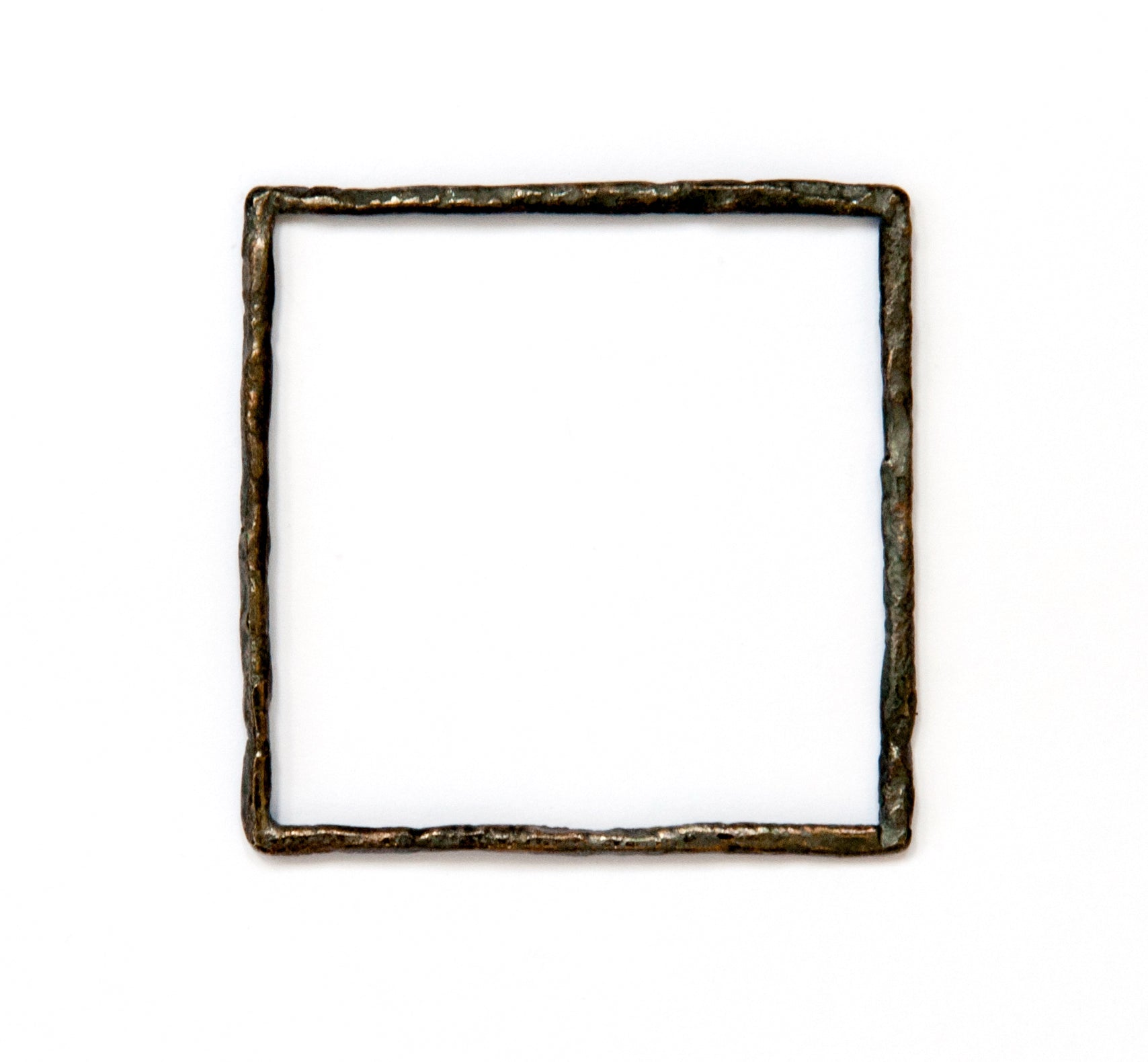 Oxidised Silver Square Bangle