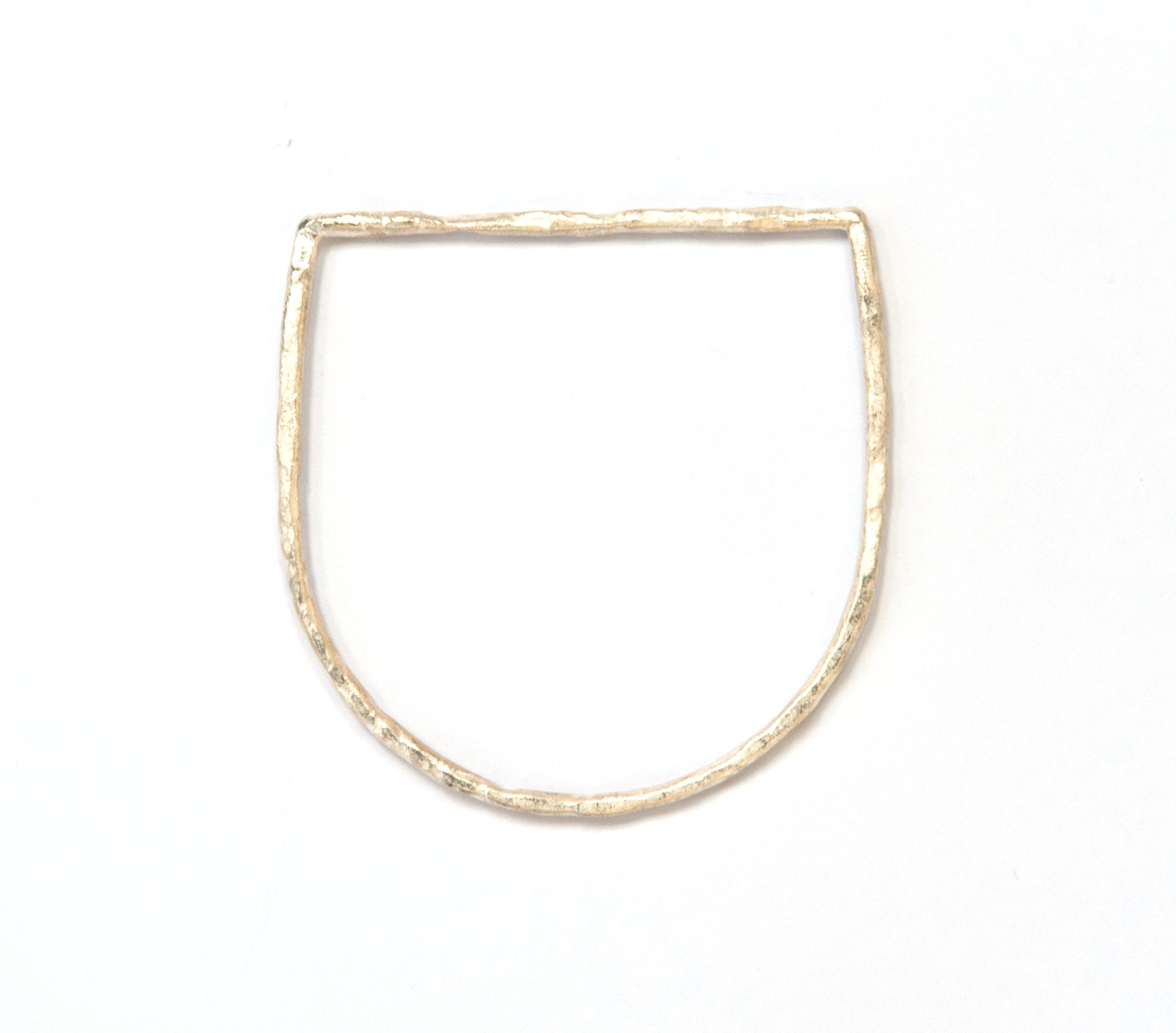 Silver Horseshoe Bangle