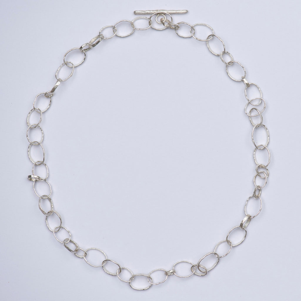 Silver Beaten Chain
