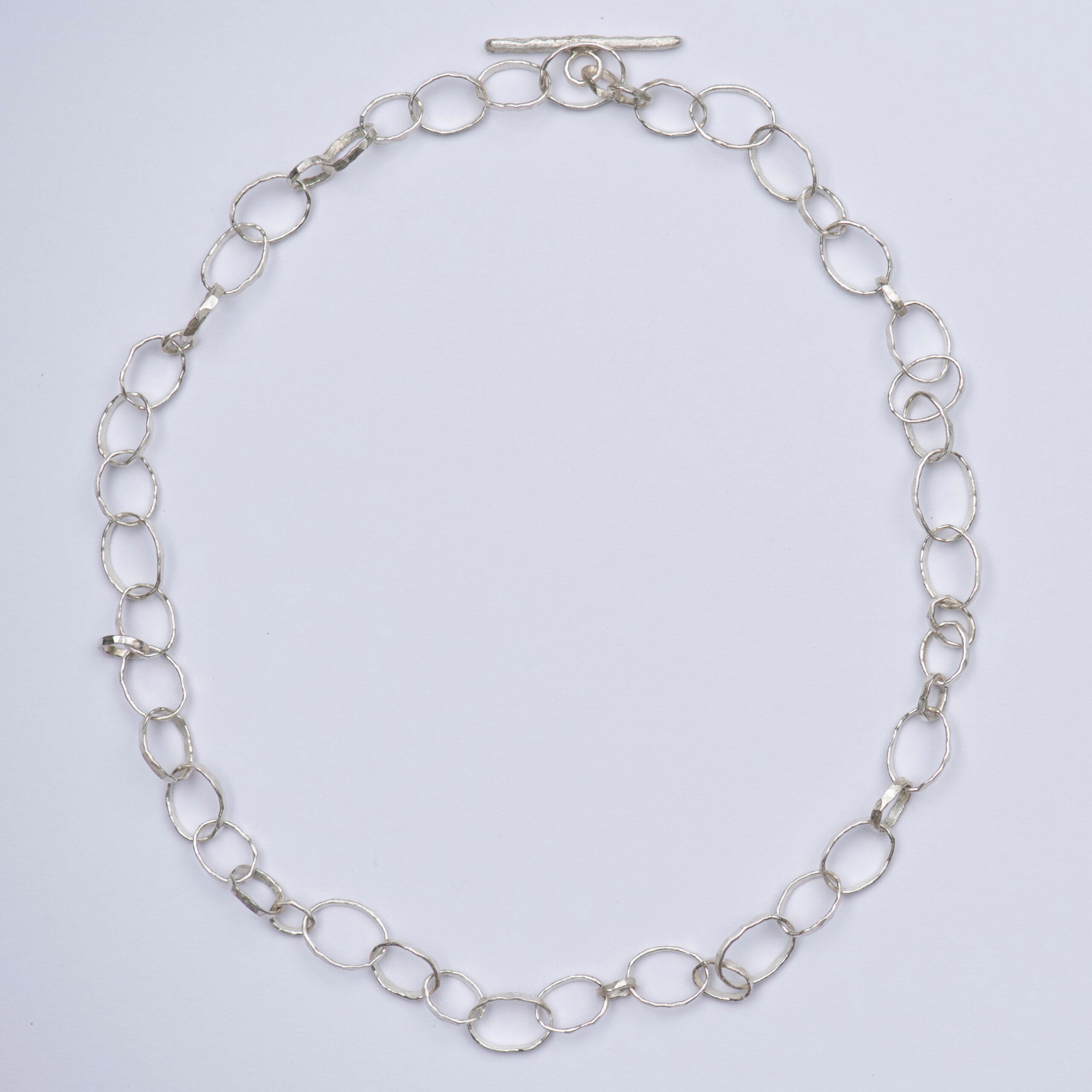 Silver Beaten Chain