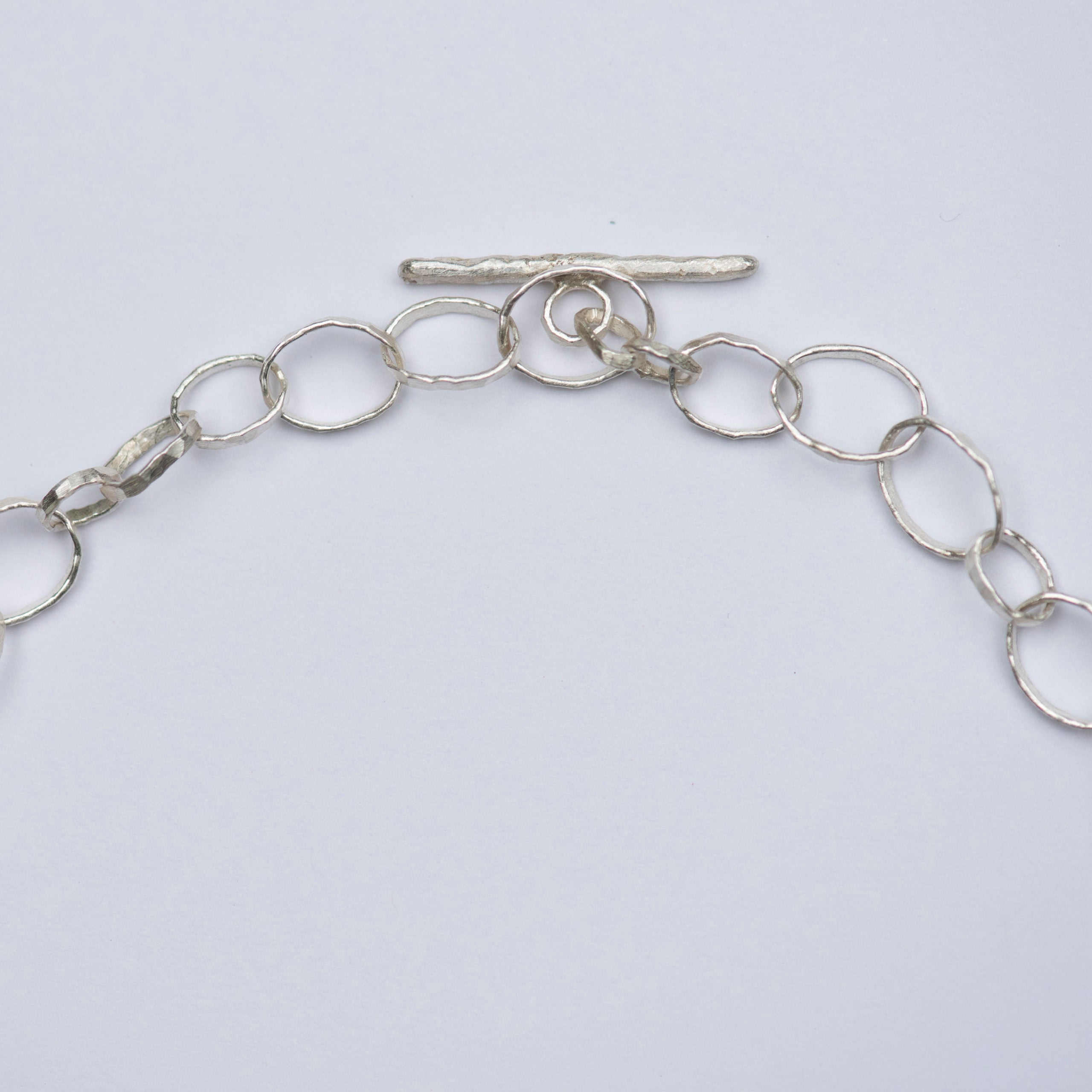 Silver Beaten Chain