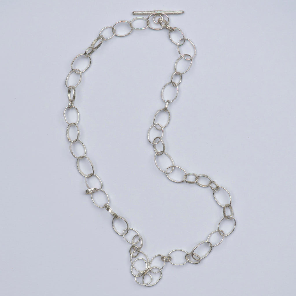 Silver Beaten Chain