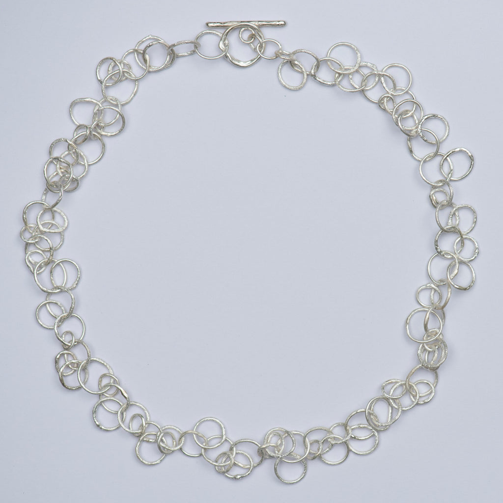 Double Layer Silver Chain