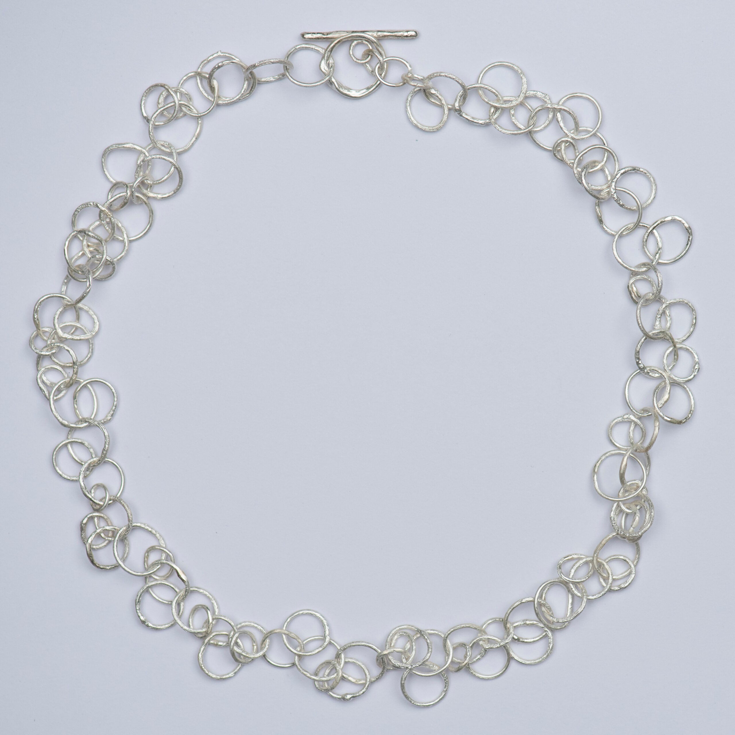 Double Layer Silver Chain