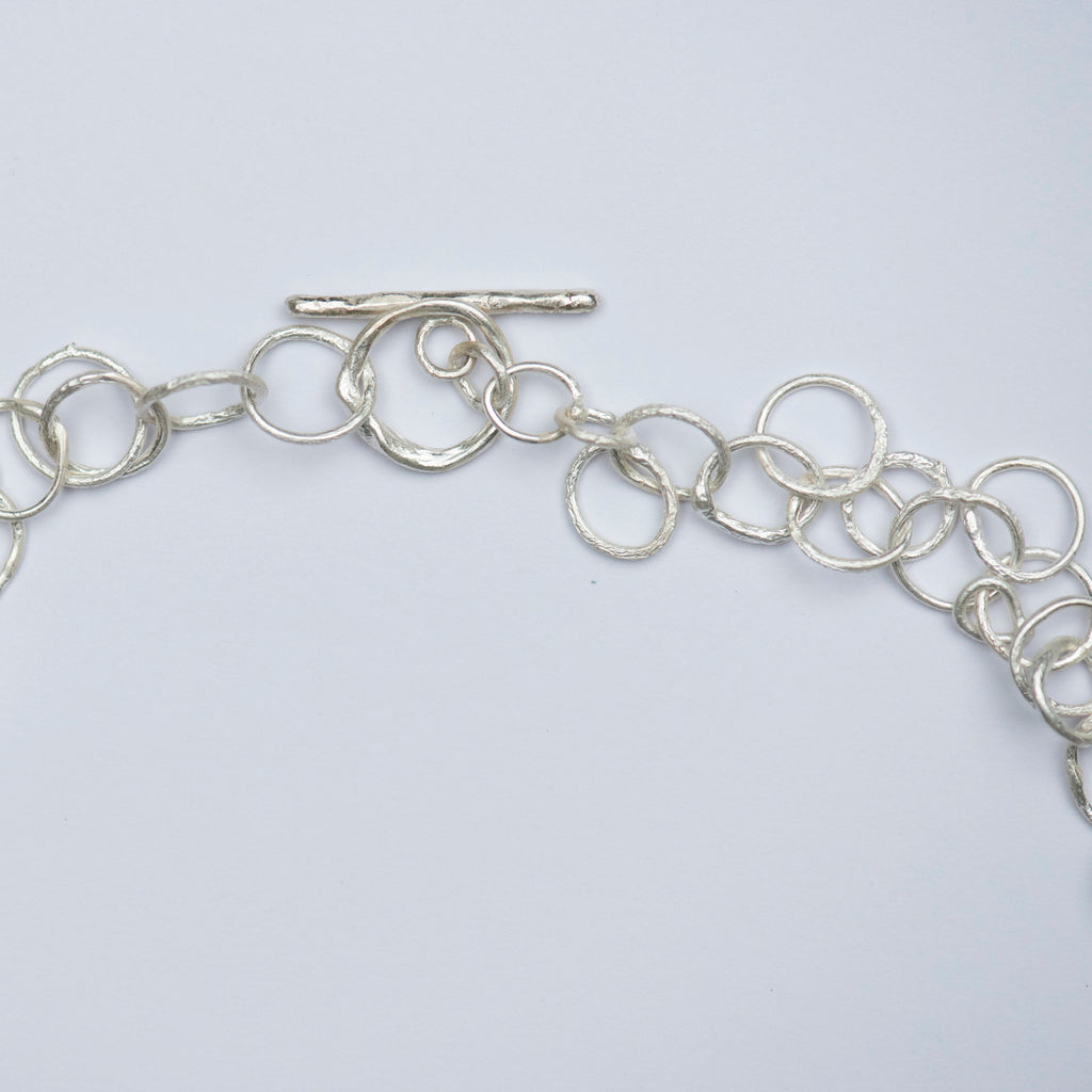 Double Layer Silver Chain