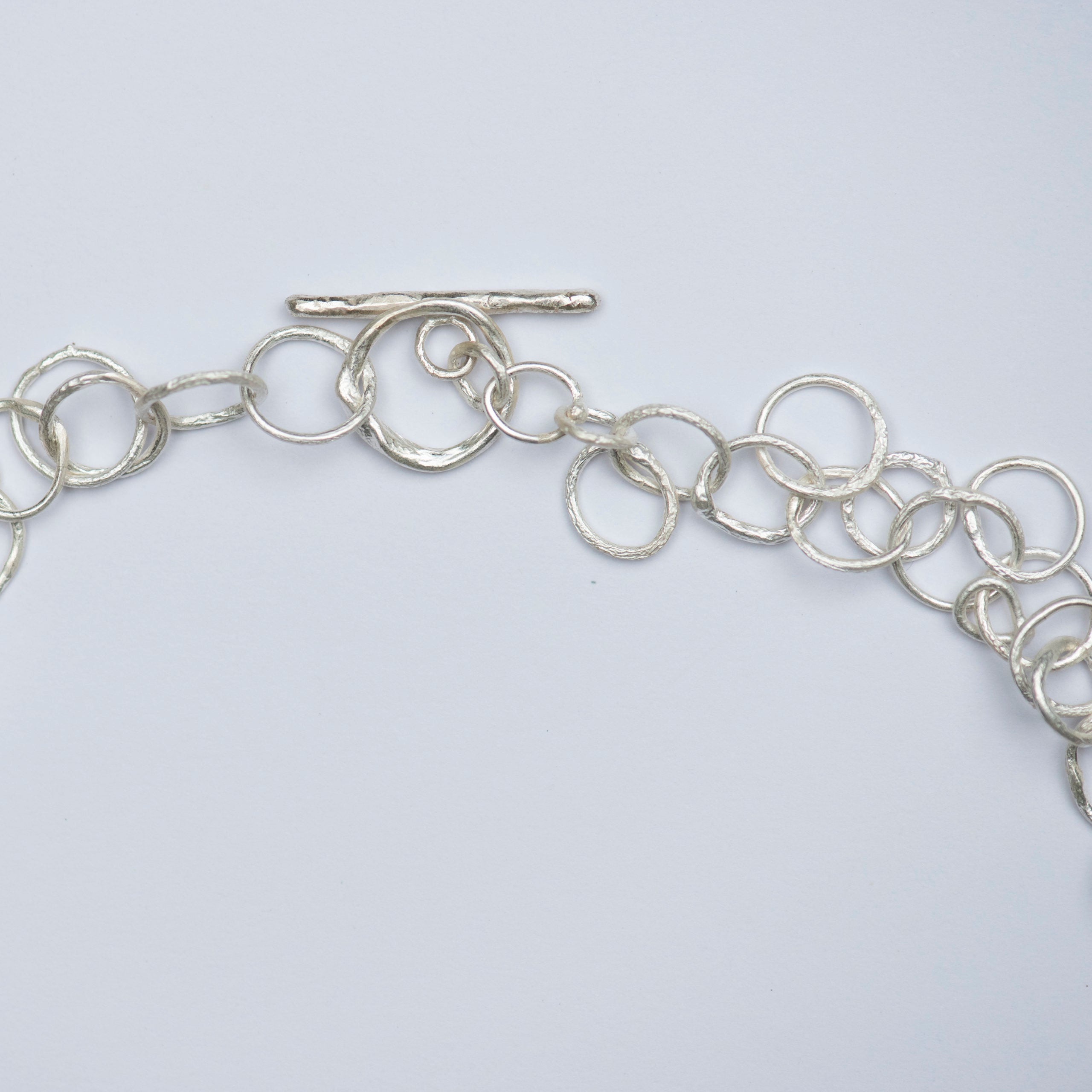 Double Layer Silver Chain