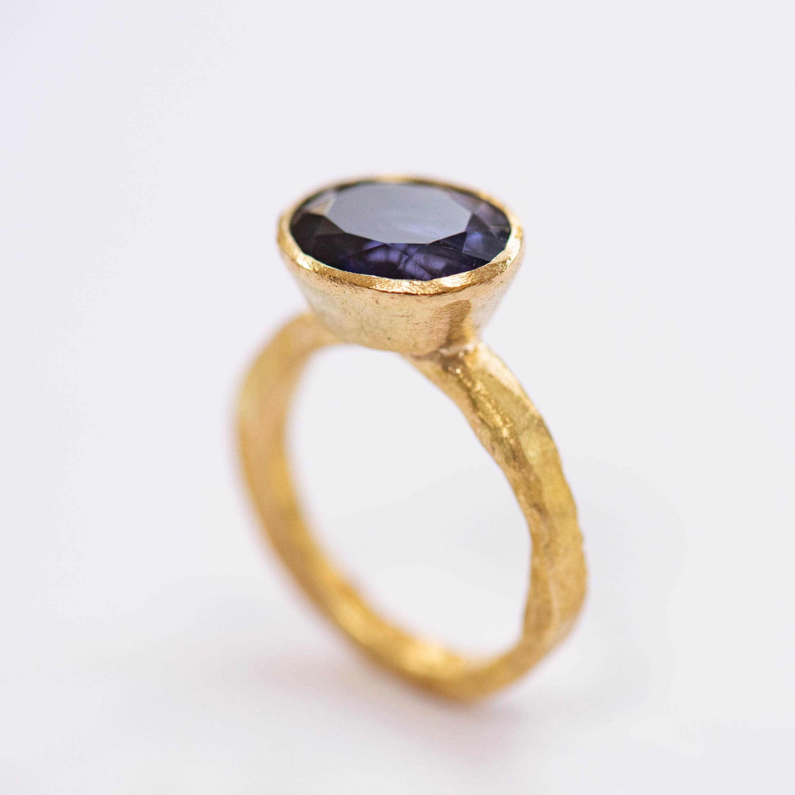 Oval Iolite Ring by Disa Allsopp