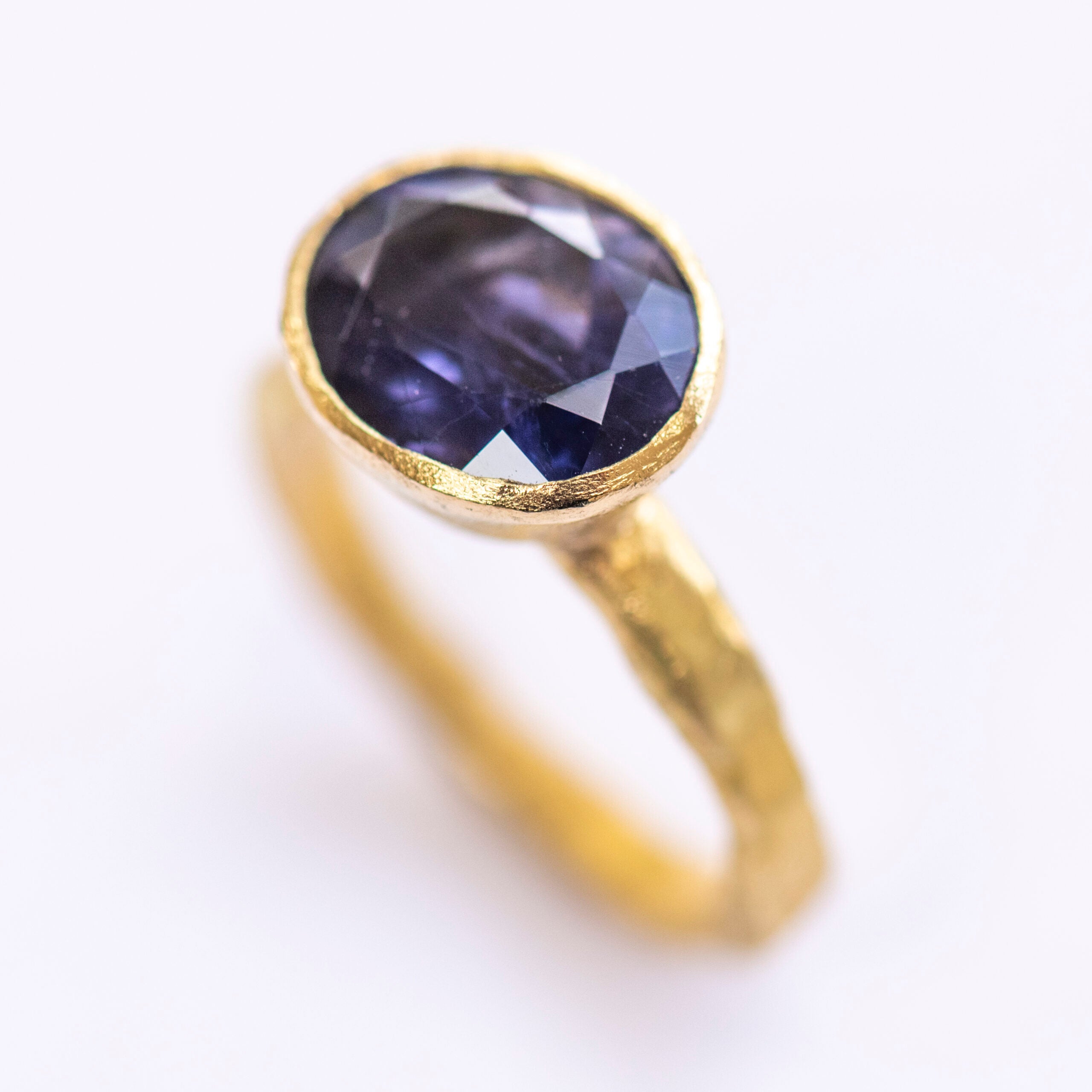 Oval Iolite Ring by Disa Allsopp