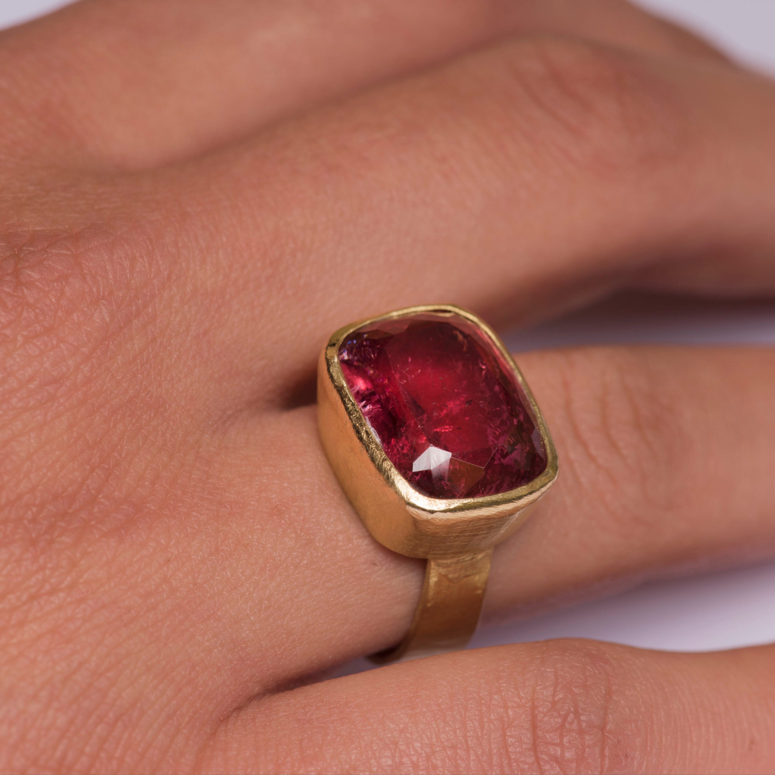 Rubellite Tourmaline Ring by Disa Allsopp