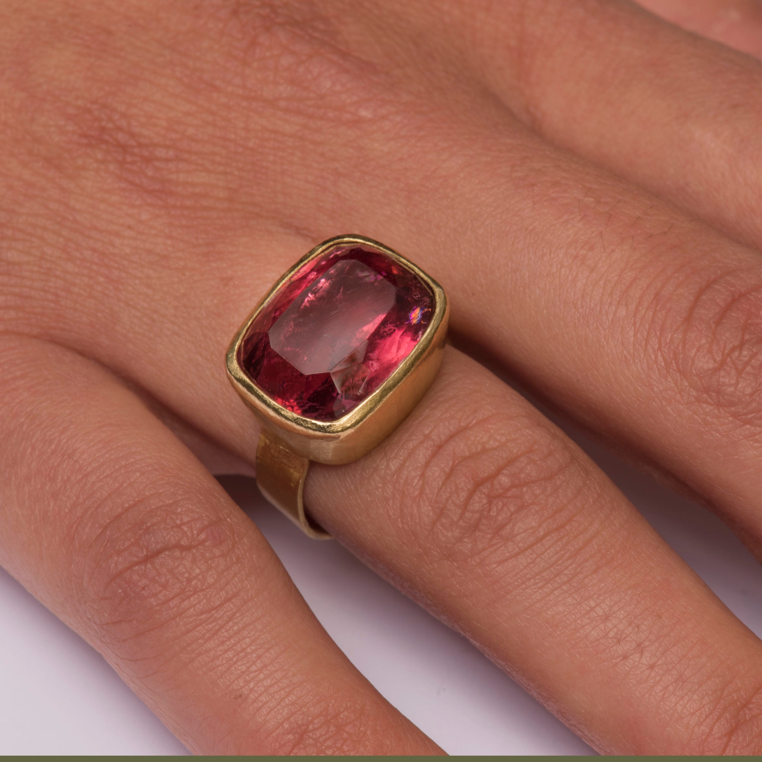 Rubellite Tourmaline Ring by Disa Allsopp