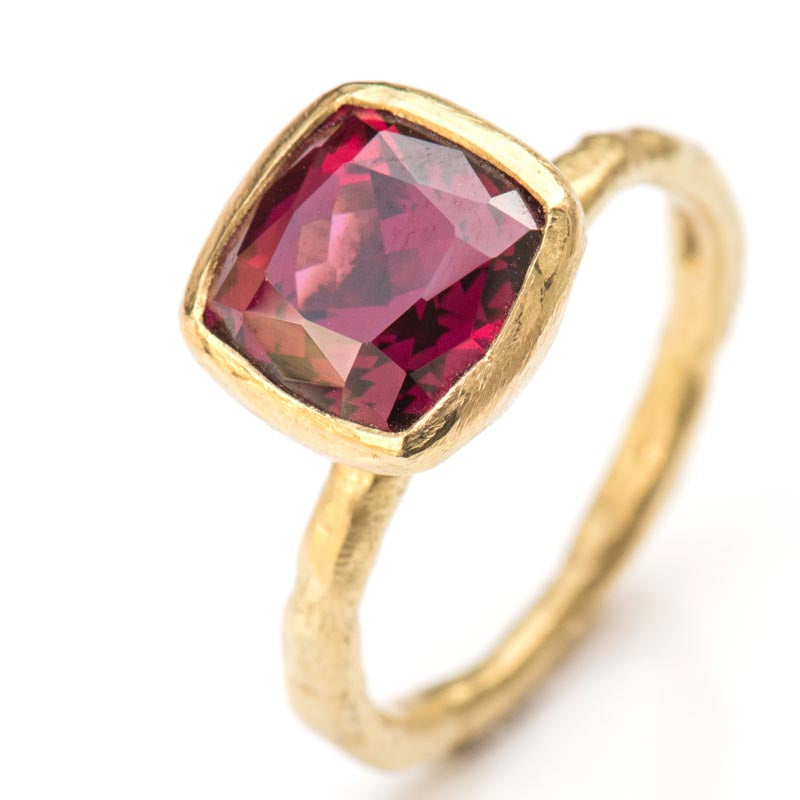 Rhodolite Garnet Gold Ring by Disa Allsopp