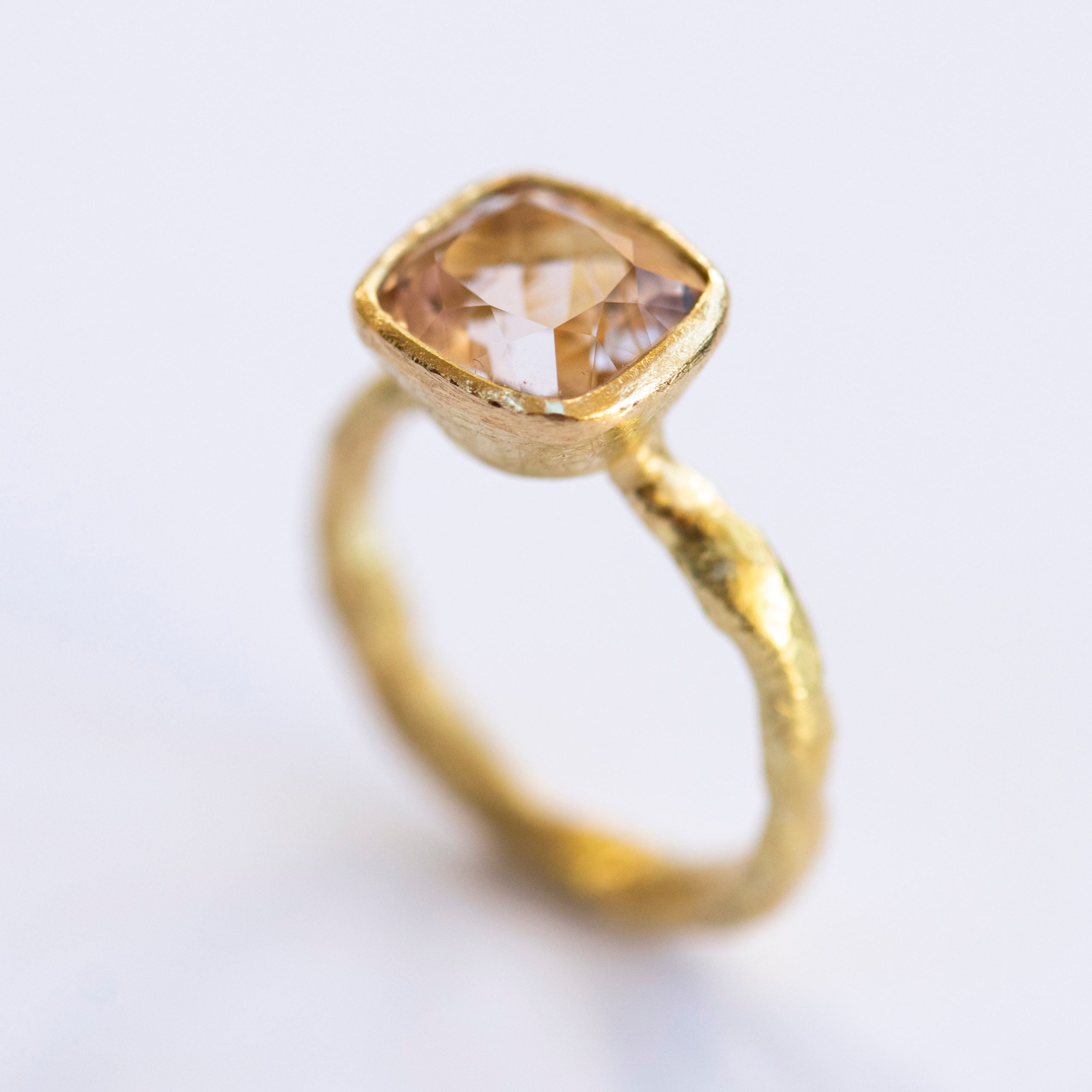 Pink tourmaline ring by Disa Allsopp