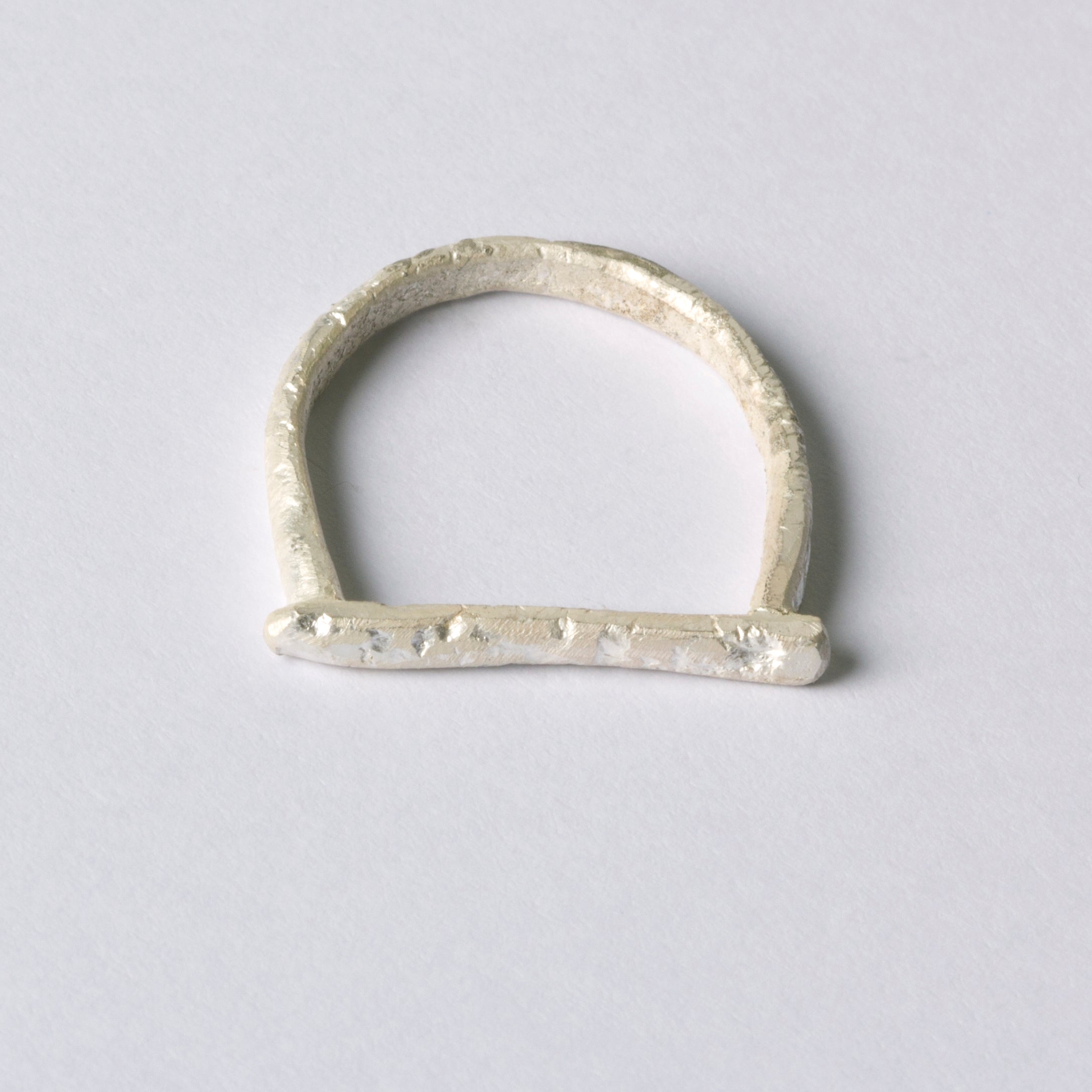 Silver Horseshoe Ring by Disa Allsopp