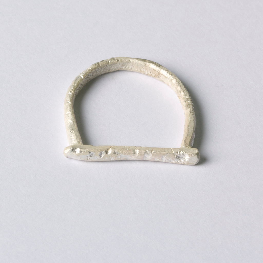 Silver Horseshoe Ring by Disa Allsopp