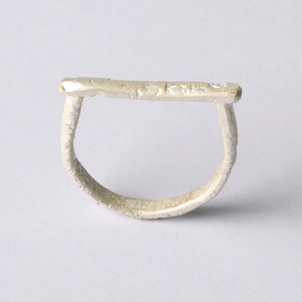 Silver Horseshoe Ring by Disa Allsopp
