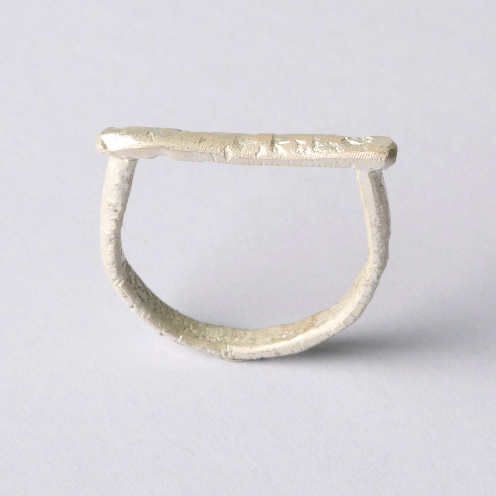 Silver Horseshoe Ring by Disa Allsopp