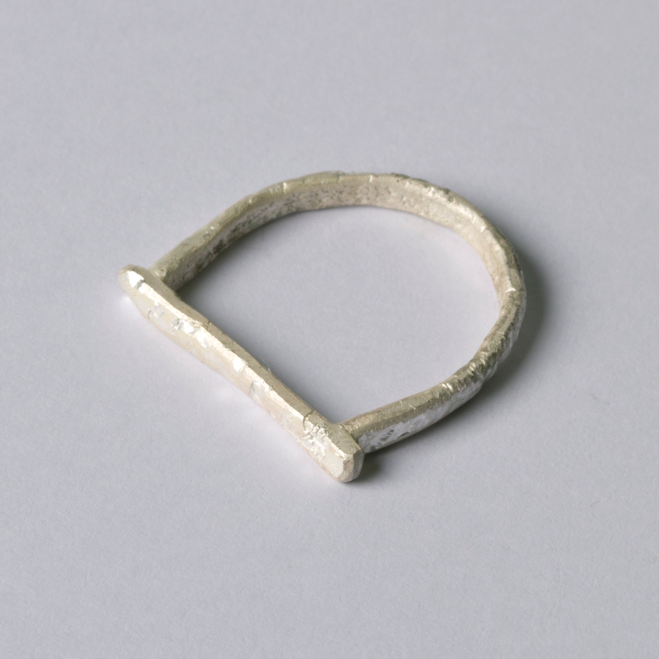 Silver Horseshoe Ring by Disa Allsopp