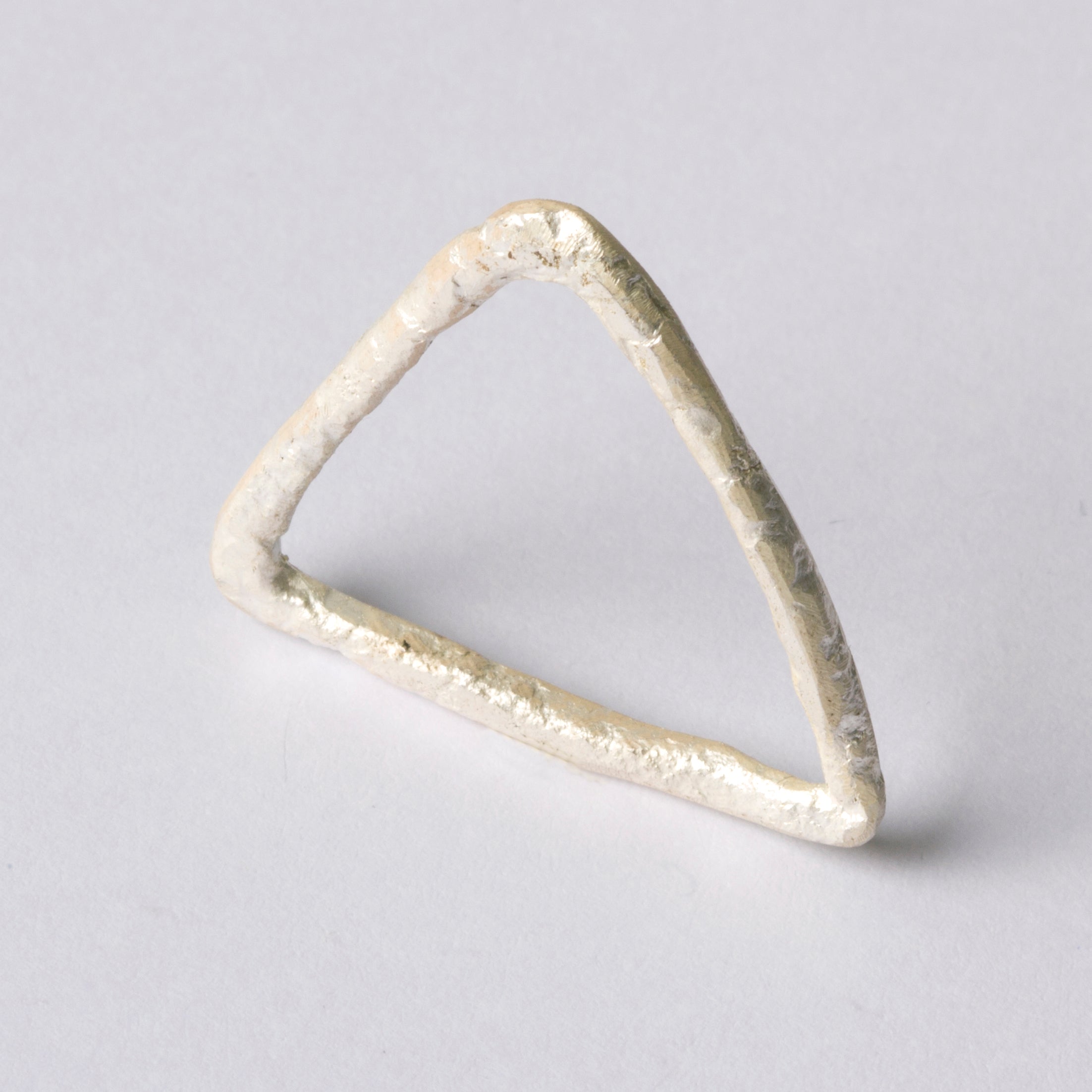 Silver Trapeze Ring by Disa Allsopp