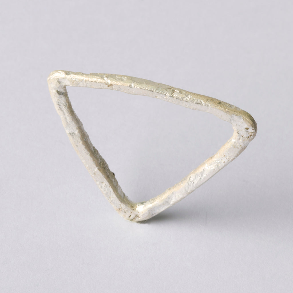 Silver Trapeze Ring by Disa Allsopp