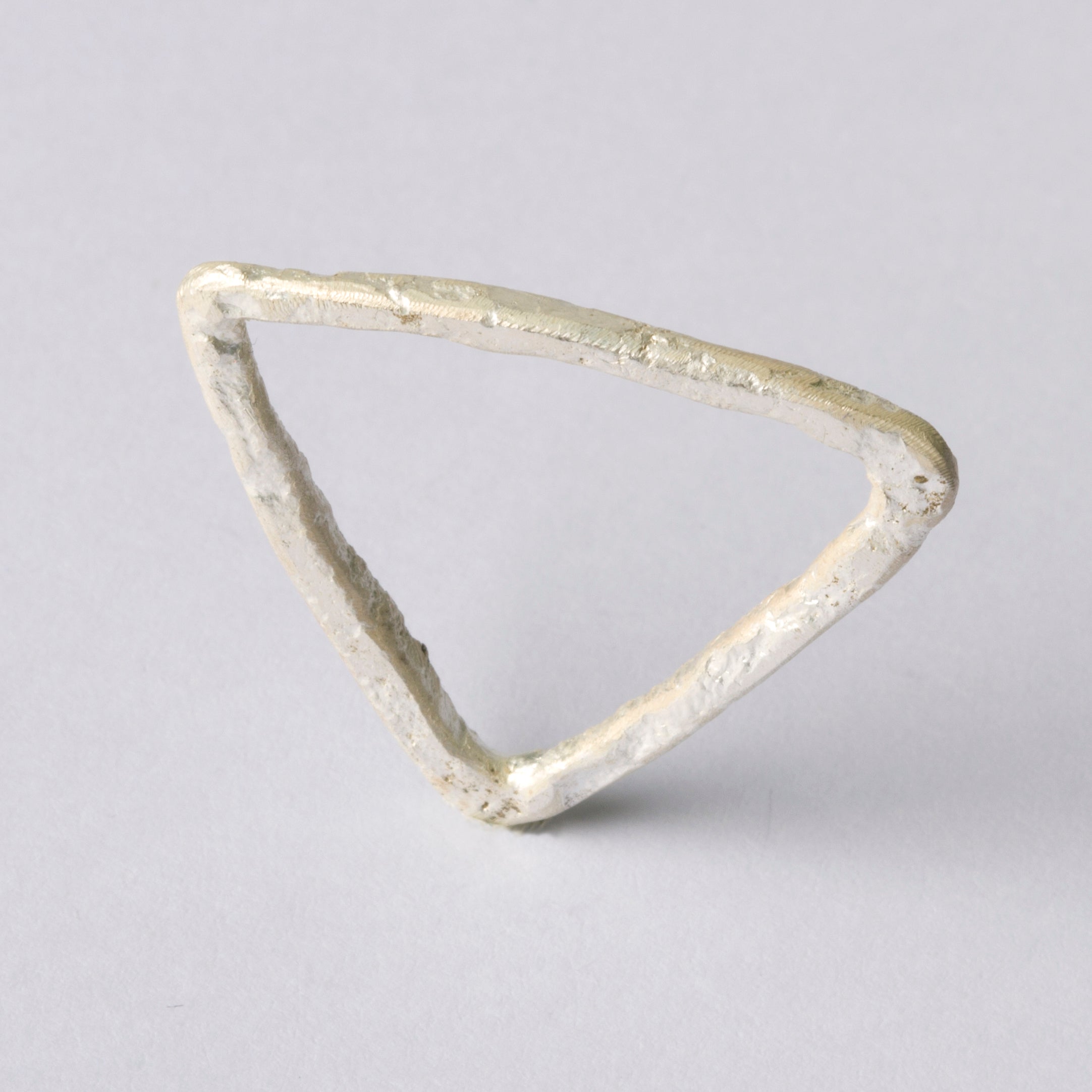 Silver Trapeze Ring by Disa Allsopp