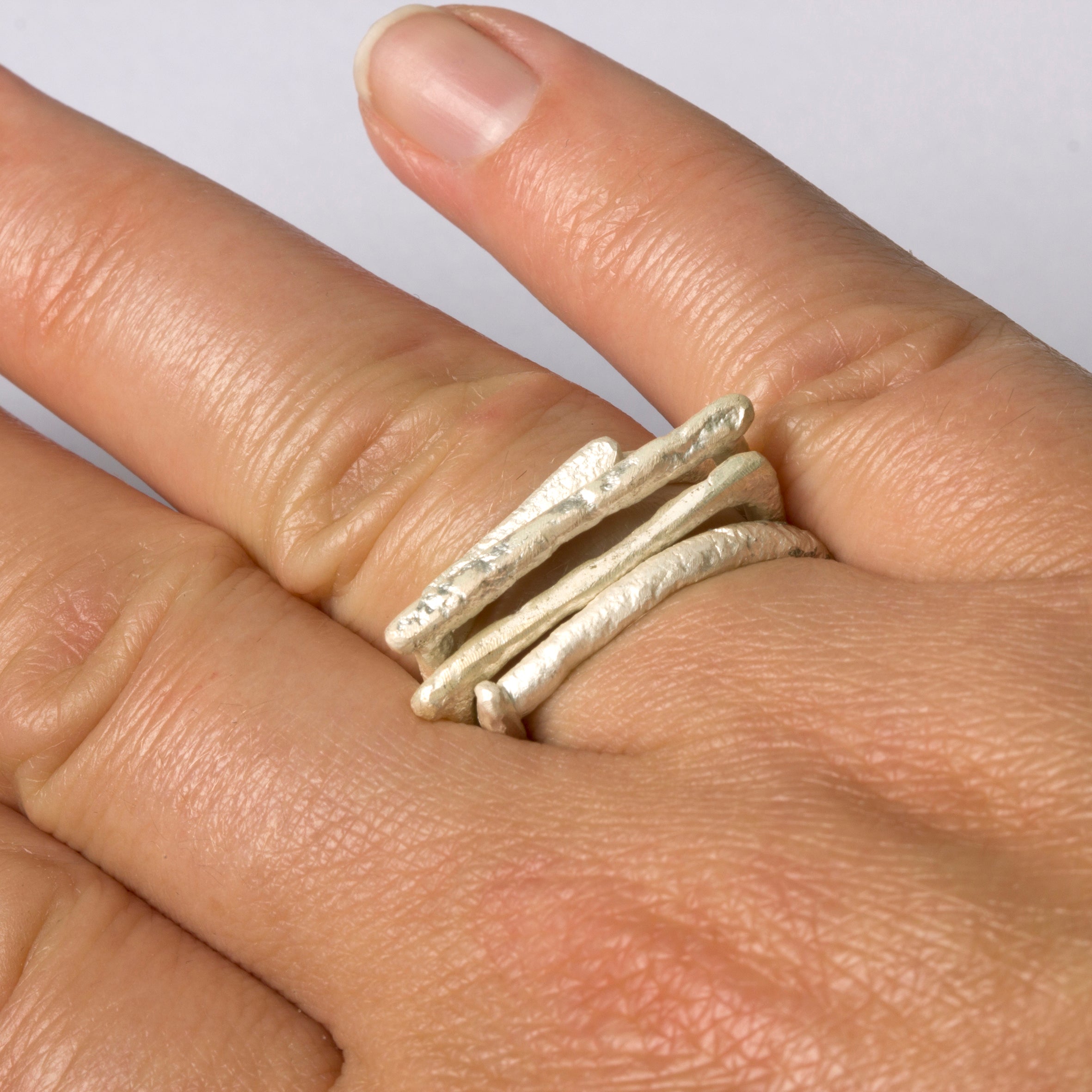 Silver Honey Pot Ring by Disa Allsopp