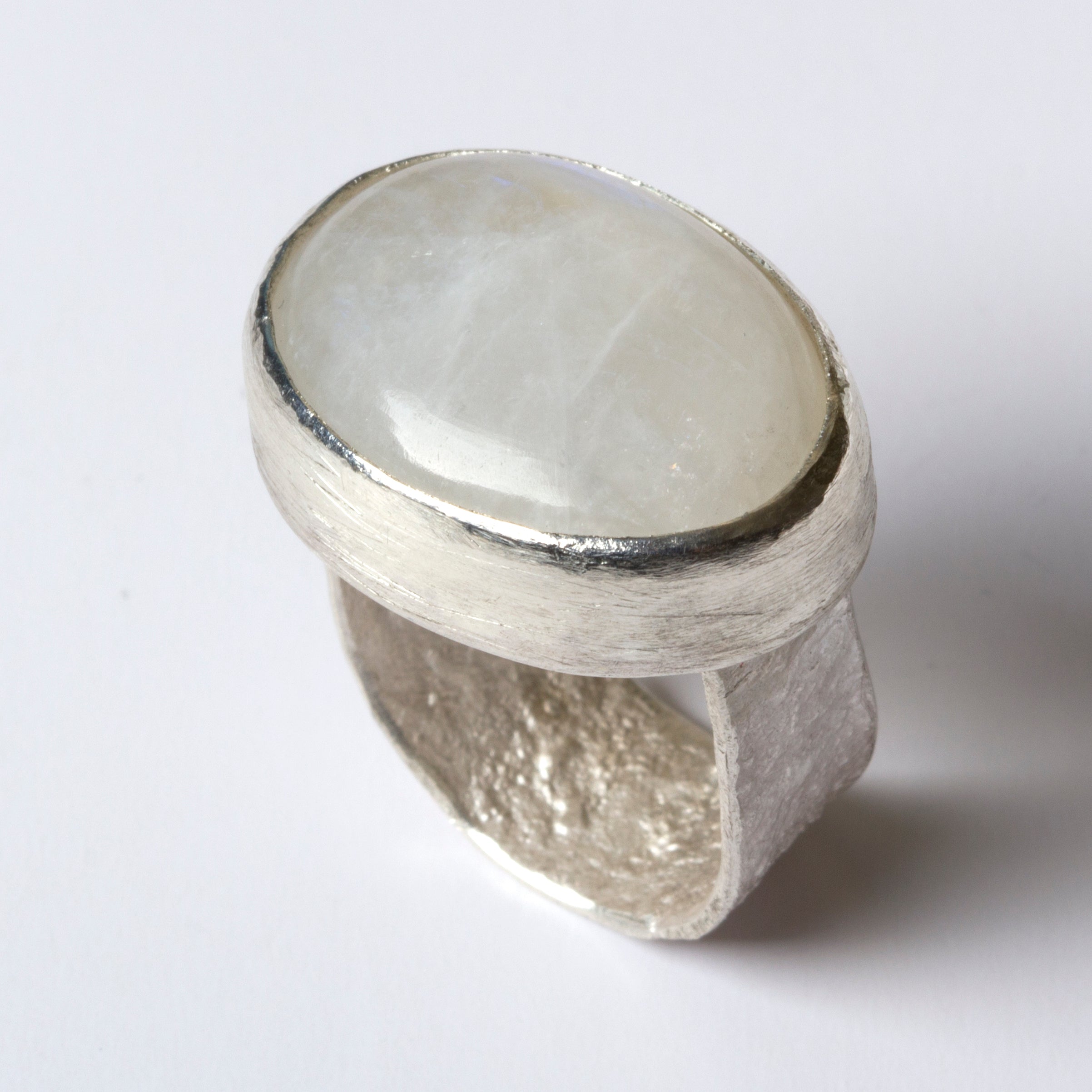 Moonstone Silver Ring by Disa Allsopp