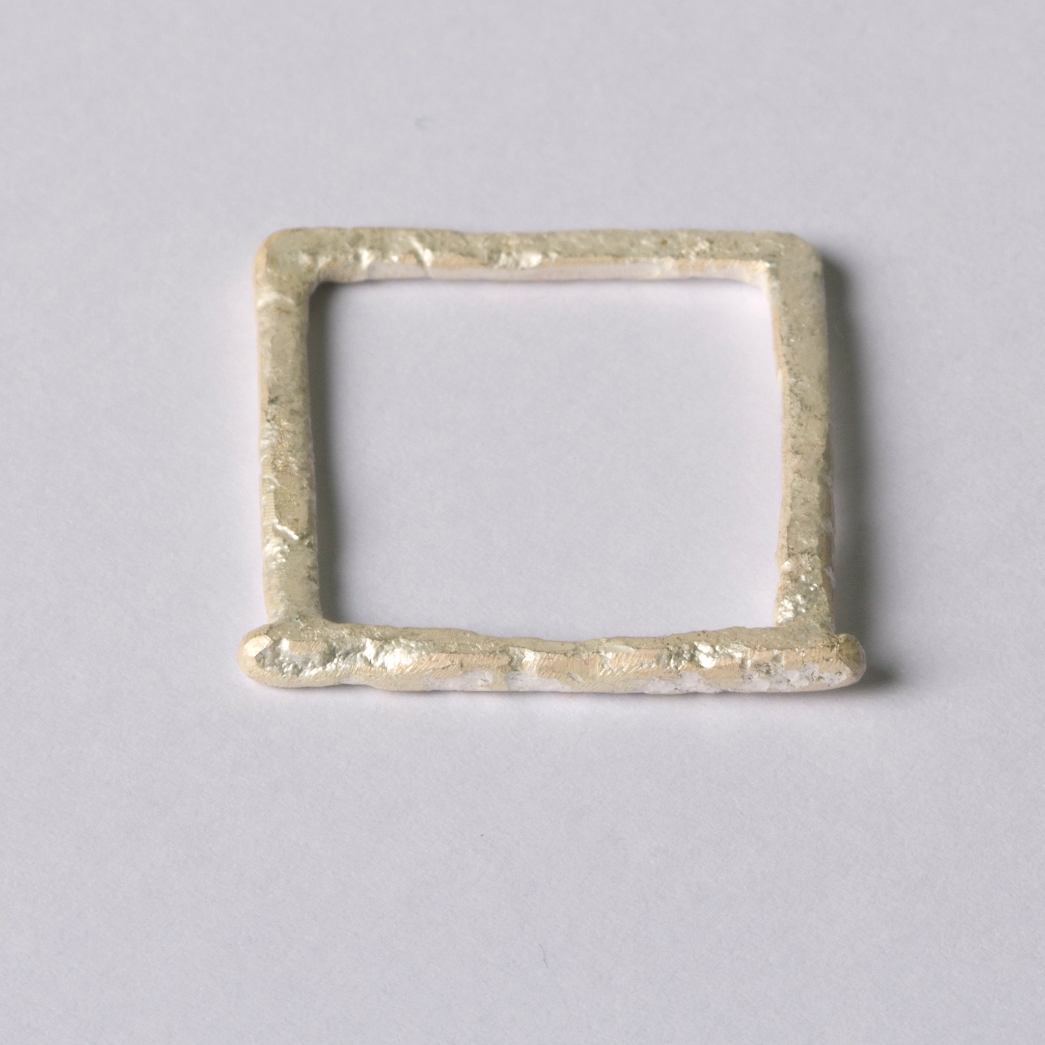 Silver Square Ring by Disa Allsopp